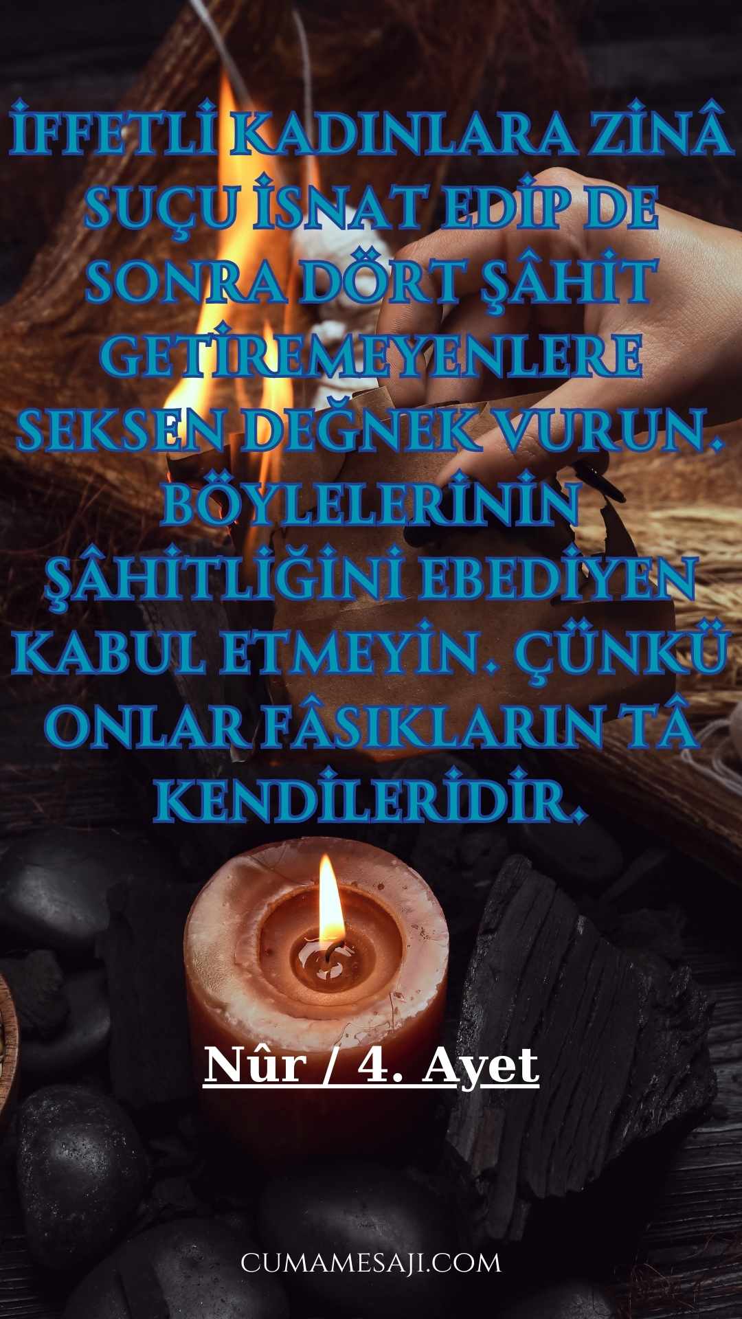 Zina Haram mı? Zina İle İlgili Ayetler, Resimli ve Yazılı Cuma Mesajı