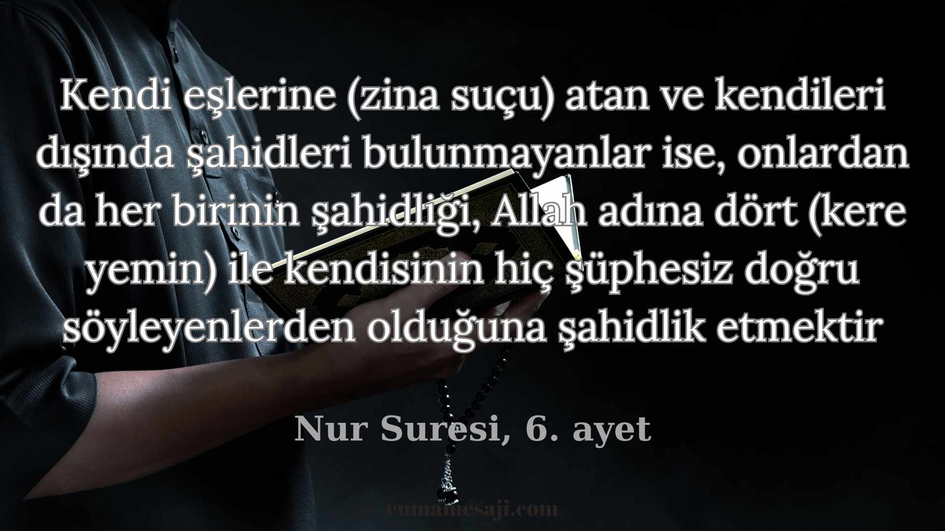 Zina Haram mı? Zina İle İlgili Ayetler, Resimli ve Yazılı Cuma Mesajı