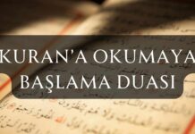 Kuran’a Başlamadan Önce Okunacak Dua ve Fazileti kurana başlama duası türkçe