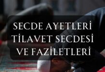 Secde Ayetleri ve Tilavet Secdesinin Faziletleri tilavet secdesi nasıl yapılır