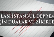 Beklenen İstanbul Depreminden Önce Bu Duaları Okuyun deprem duaları