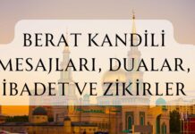 Berat Kandili Mesajları, Berat Gecesi Dua, İbadet, Zikir ve Esmalar Berat Kandili Tebrikleri